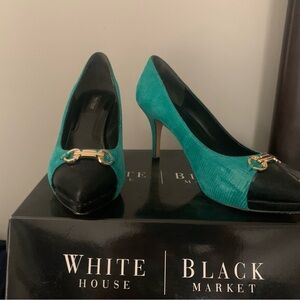 White House Black Market Elegant Black Heels